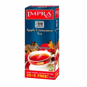 Impra  Ceylon Black Tea  Flavoured "apple Cinnamon"   2g X 25+5 X 20