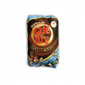 Cafe Dry Sin  - Sugars Free Natural Coffee Candies  - 1kg Bag X 12