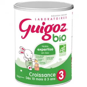 Lait en poudre croissance BIO 800g - GUIGOZ