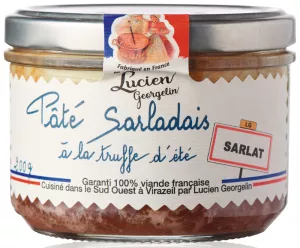 Pâté Sarladais à La Truffe D'été - Sarlat - 200g 220g - LUCIEN GEORGELIN