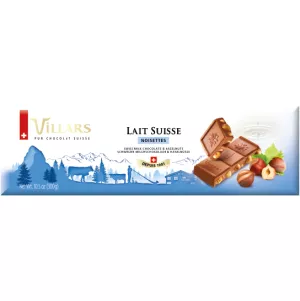 Tablette de chocolat au lait noisette 300g - VILLARS