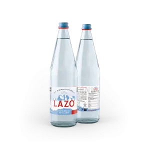Eau minérale pétillante en verre  75cl - LAZO