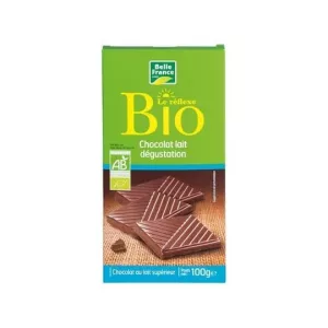 Chocolat Lait Degustation Le Réflexe Bio 100g - BELLE FRANCE