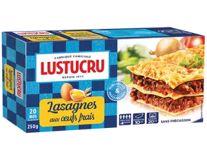 Lasagne aux Oeufs Frais, 250g - LUSTUCRU
