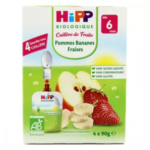 Gourdes Pom Ban Fraise 4x90g
