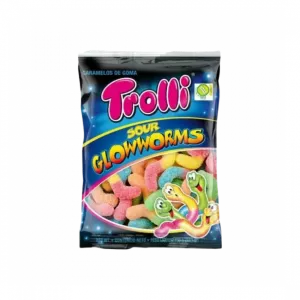 Sachet Sour Glowworms 100 G