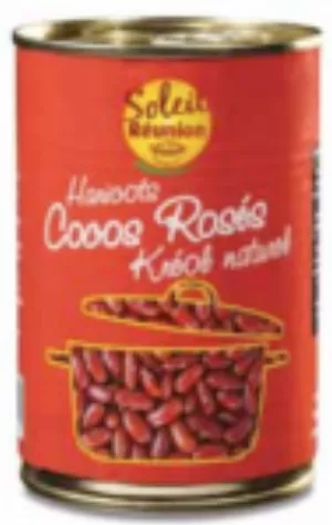 Haricots Cocos rosés SOLEIL REUNION (12 x 400 g)
