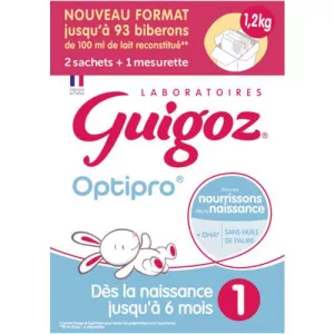 Lait en poudre 1er âge 2x600g - GUIGOZ
