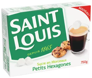 Sucre morceaux petits hexagones 750g - SAINT LOUIS