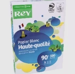 Papier blanc 500 feuilles 90g 21x29,7 cm (21x29,7 cm)  - REY