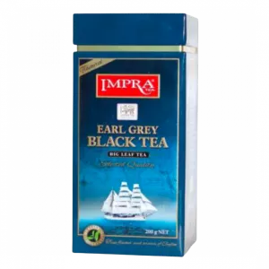 Impra, Black Tea, Flavoured Earl Grey Dc Staple Free, 2gx100