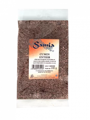 Cumin Entier 100g - SAMIA