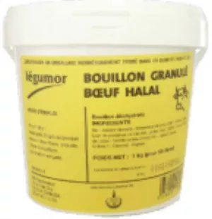 Bouillon granulé boeuf halal 2kg - LEGUMOR