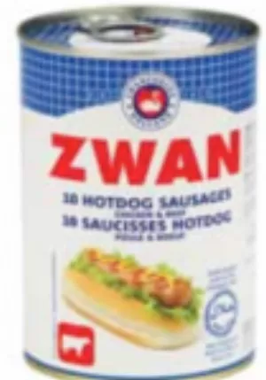 Saucisses Hot Dog Poulet Boeuf (24 X 400 G) - ZWAN