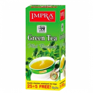 Impra  Green Tea Flavoured "mint" , 2g X 25+5 X 20