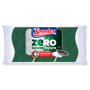 Spontex Eponges ZÉro SaletÉ Et Rayure X3 - SPONTEX