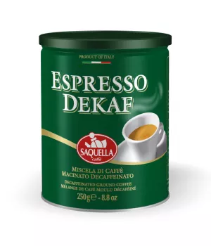 Decaffeinated -  Ground Coffee 250 Gr. Tin