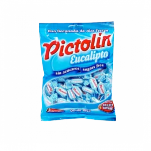 Pictolin Clasico- Mint Eucalyptus Candies - Sugars Free Candies Bag 12x65g
