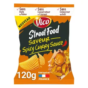 Chips Street Food Spicy Curry Sauce 120g - VICO
