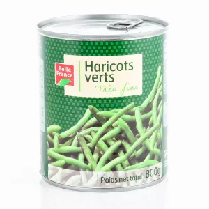 Haricots Verts Très Fins 800g - BELLE FRANCE