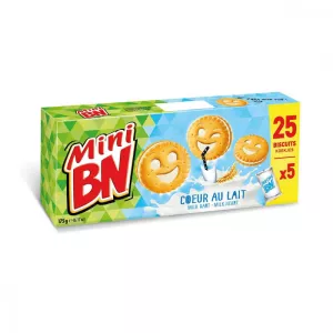 Mini Bn Coeur Lait 175g - BN