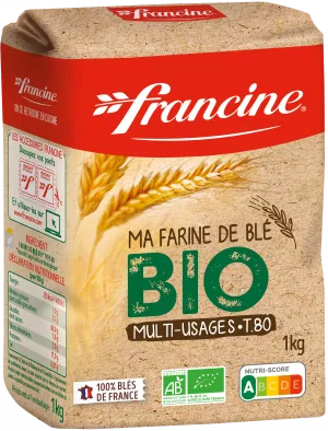 Organic wheat flour T80 - FRANCINE