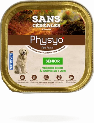 Pâtée pour Senior sans céréales 150g - PHYSYO