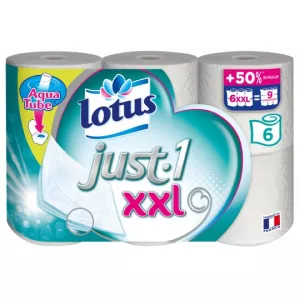 Papier toilette just1 XXL x6 - LOTUS
