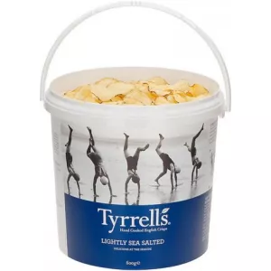Chips de Legumes Legerement Salés au Sel de Mer, 150g   - TYRRELLS