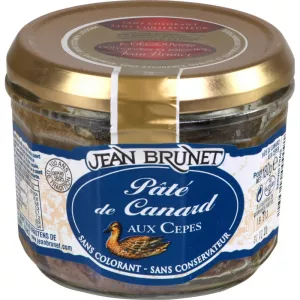 Pâté de canard aux cèpes 180g - JEAN BRUNET