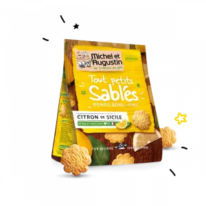 Tout petits Sablés Citron 90g - MICHEL ET AUGUSTIN
