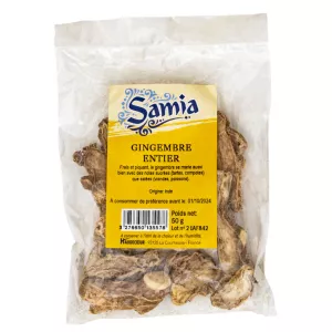 Gingembre Entier 50g - SAMIA