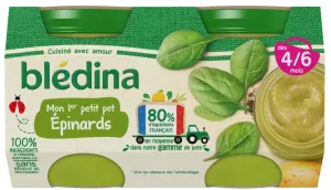 Potes Epinards 2x130g - BLEDINA