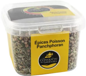 Épices Poisson Panchphoran,  85g - LA CONQUÊTE DES SAVEURS