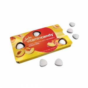 Jake Peach Sugar Free Candy Enriched With Vitamin C