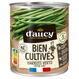 Haricots Verts Bien Cultivés 530g - D'AUCY