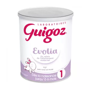 Lait en poudre evolia 1er âge 800g - GUIGOZ