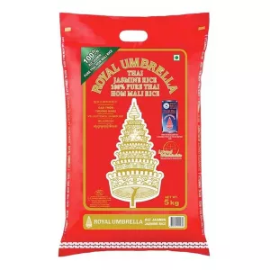 Riz Thaï Entier Parfumé Royal Umbrella (5 X 5 Kg) - ROYAL UMBRELLA