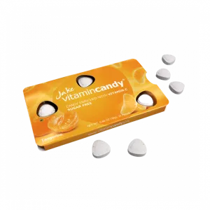Jake Tangerine Sugar Free Candy Enriched With Vitamin C