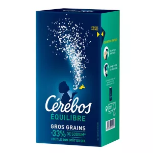 Ngũ cốc muối hồng cân bằng 33% Natri, 700g - CÉRÉBOS