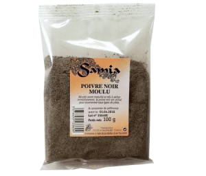 Poivre Noir Moulu 100g - SAMIA