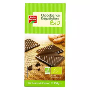 Chocolat Noir Degust Le Réflexe Bio 100g - BELLE FRANCE