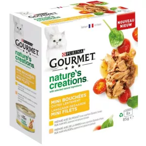 Pâtée à la volaille pour chat 8x85g - PURINA GOURMET