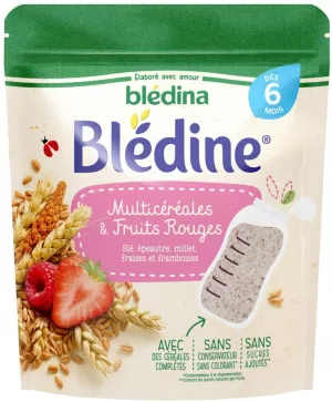 Céréales pour bébé Dès 6 mois multicéréales & fruits rouges 200g - BLÉDINA
