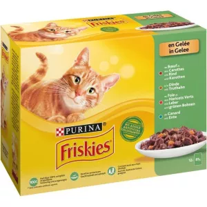 Friskies bolsa frescura gelatina para gatos 12x85g - PURINA