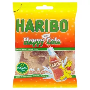 Bonbons happy cola sour halal 100g - HARIBO