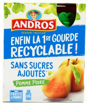 Dessert fruitier pomme poire 4x90g