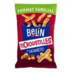 Biscuits Apéritifs aux Cacahuètes Les Croustilles,  138g -  BELIN