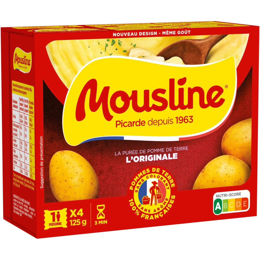 Purée pomme de terre Mousline 4x31.25g - MAGGI