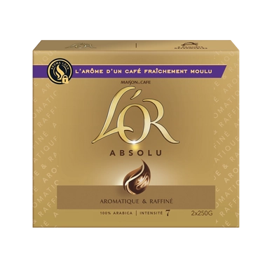 Café Moulu Absolu 2 X 250g - L'OR ESPRESSO